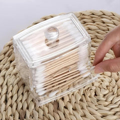 Qtips Ball Dispenser Bathroom Organizer Holder