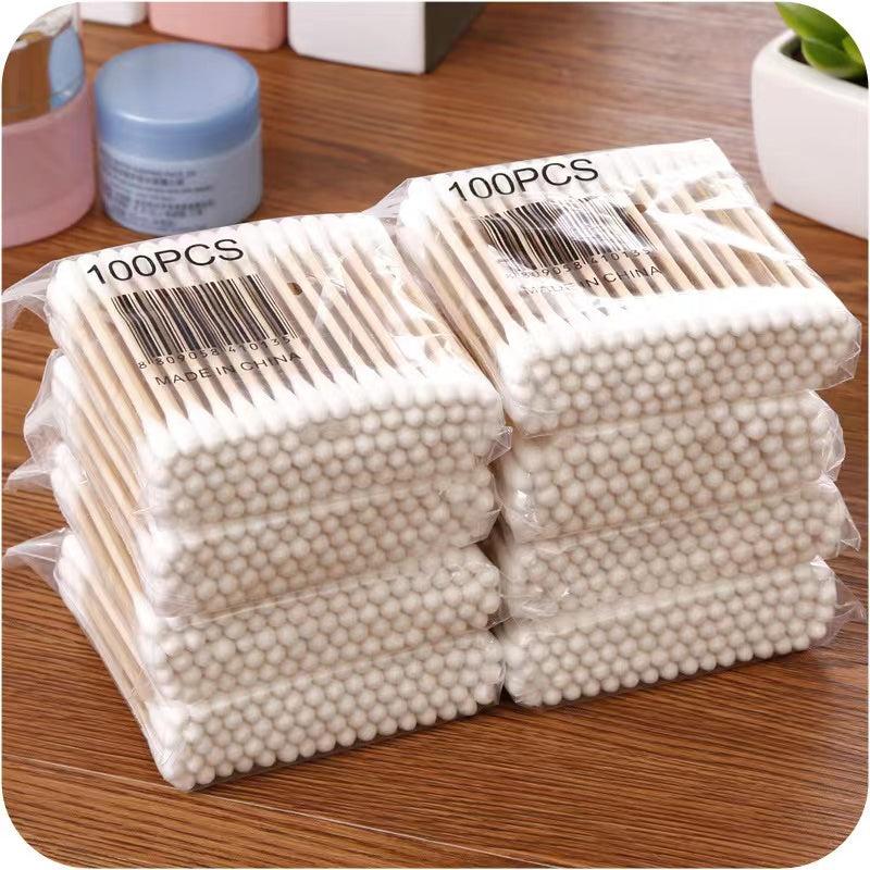 Disposable Two Headed Ear Digging Swab for Makeup Removal