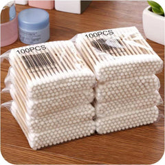 Disposable Two Headed Ear Digging Swab for Makeup Removal