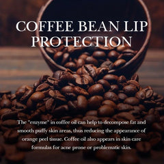 Hydrolyzed Collagen Coffee Lip Mask - Moisturize and Soften Lips