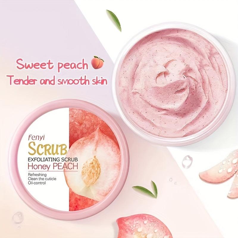 Peach Exfoliating Body Scrub - Natural Smooth & Tight Skin