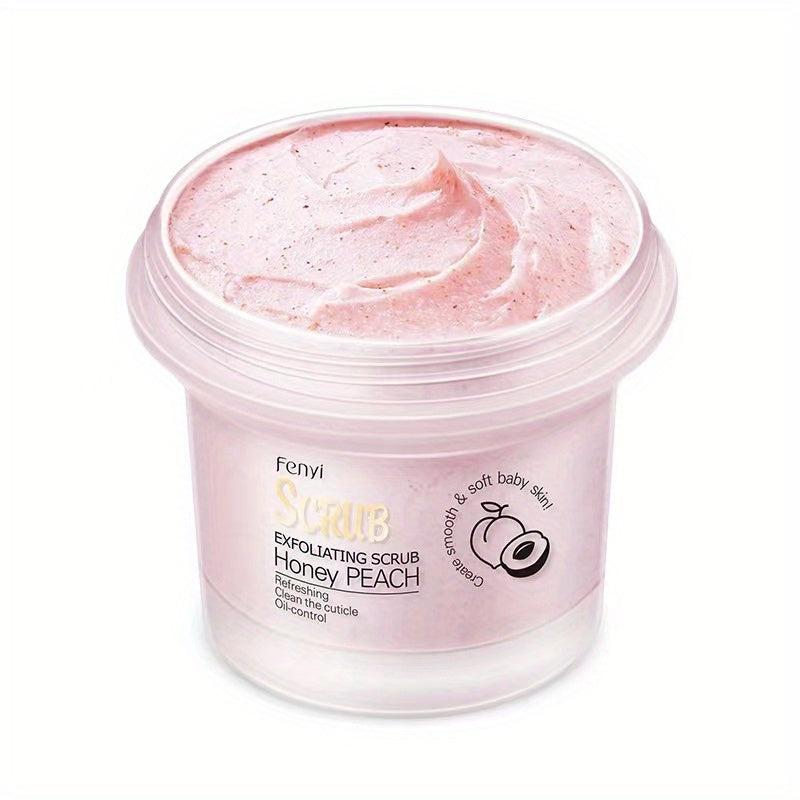 Peach Exfoliating Body Scrub - Natural Smooth & Tight Skin