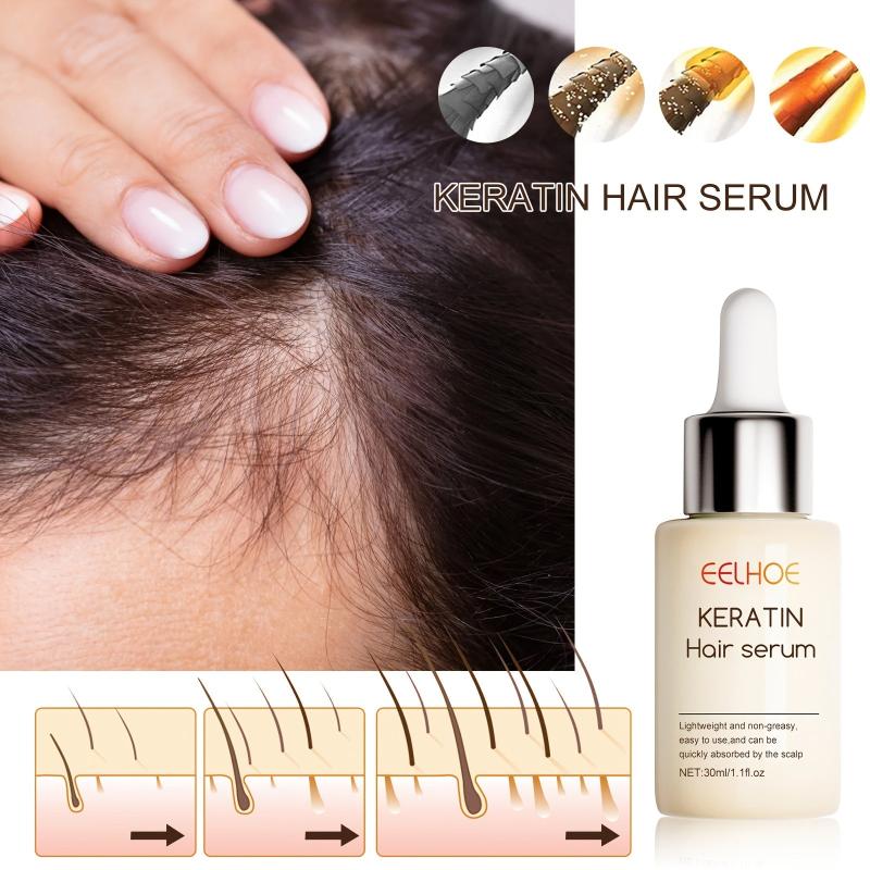 Keratin Hair Serum Moisturizes & Repairs Hair