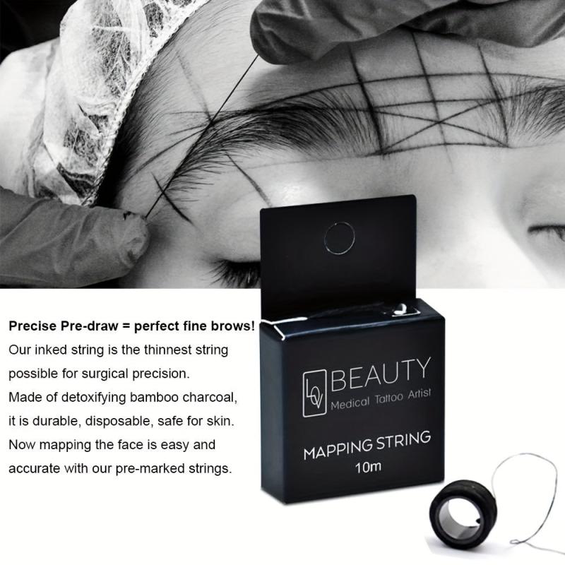 Pre Inked Brow Mapping String for Microblading