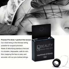 Pre Inked Brow Mapping String for Microblading