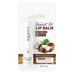 Coconut Lip Balm Hydrating Nursing Lipstick for Dry Cracked Lips