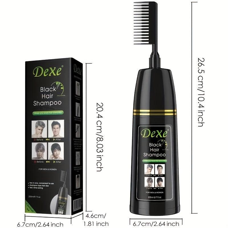 200ml Instant Hair Shampoo With Comb Semi permanent Hair Dye Shampoo