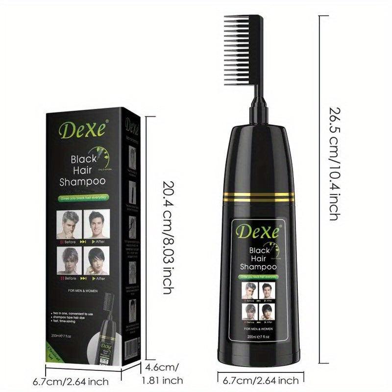 200ml Instant Hair Shampoo With Comb Semi permanent Hair Dye Shampoo