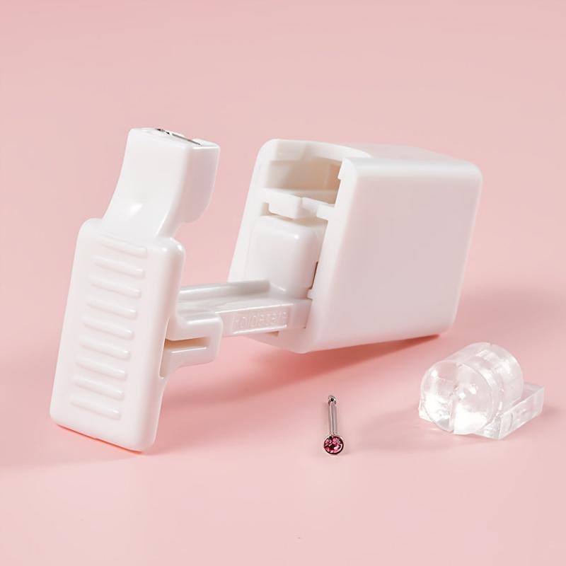 Portable Ear and Nose Piercing Kit with Studs and Tool