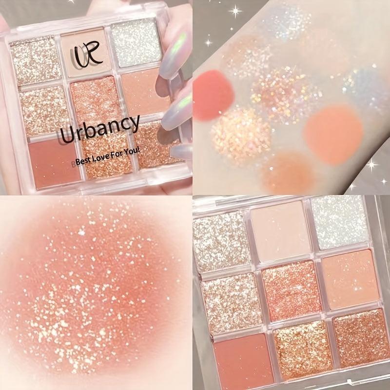 High Pigmented Matte & Shimmer Eyeshadow Palette, Waterproof Long Lasting