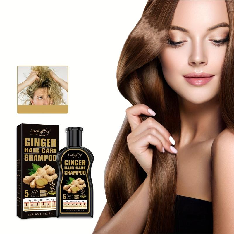 Ginger Hair Care Shampoo Repair Split Dry Hair Strong Hair Roots