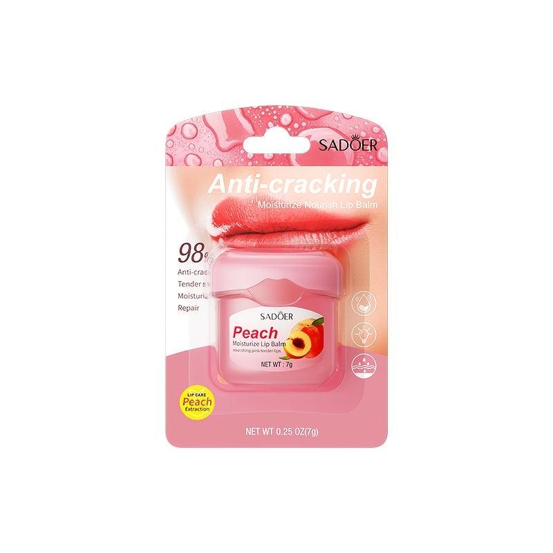 Honey Avocado Peach Lip Balm Hydrating & Soothing