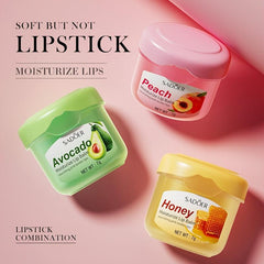 Honey Avocado Peach Lip Balm Hydrating & Soothing