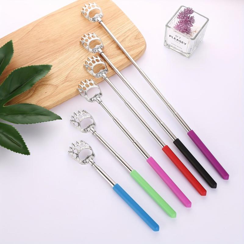 Retractable Back Massage Scraper Relaxation Relief Itch Stainless Steel Tools
