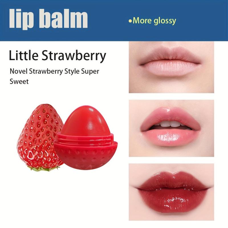 Strawberry Lip Balm Hydrating Moisturizing Lipstick
