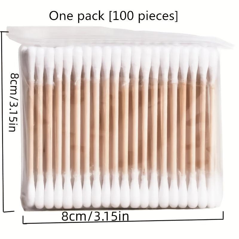 Disposable Double Headed Cotton Swabs for Beauty Makeup Removal