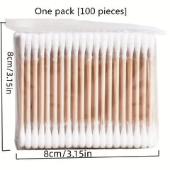 Disposable Double Headed Cotton Swabs for Beauty Makeup Removal