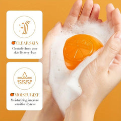 Vitamin C Orange Soap with Hyaluronic Acid & Shea Butter