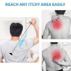 Telescoping Back Scratcher with Soft Rubber Handles - Portable Massager