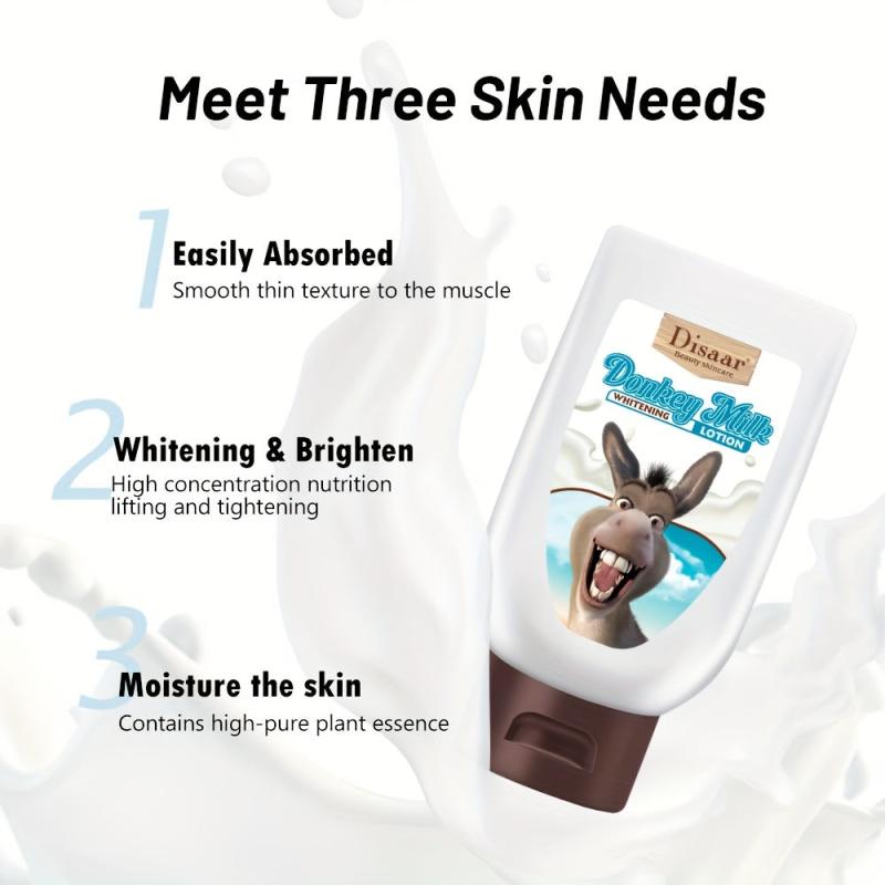 160g Donkey Milk Body Lotion Essential VC Skin Care Moisturizer Autumn Winter