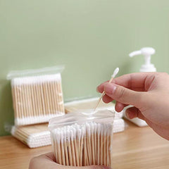 Double-ended Cotton Swabs for Cosmetic Use