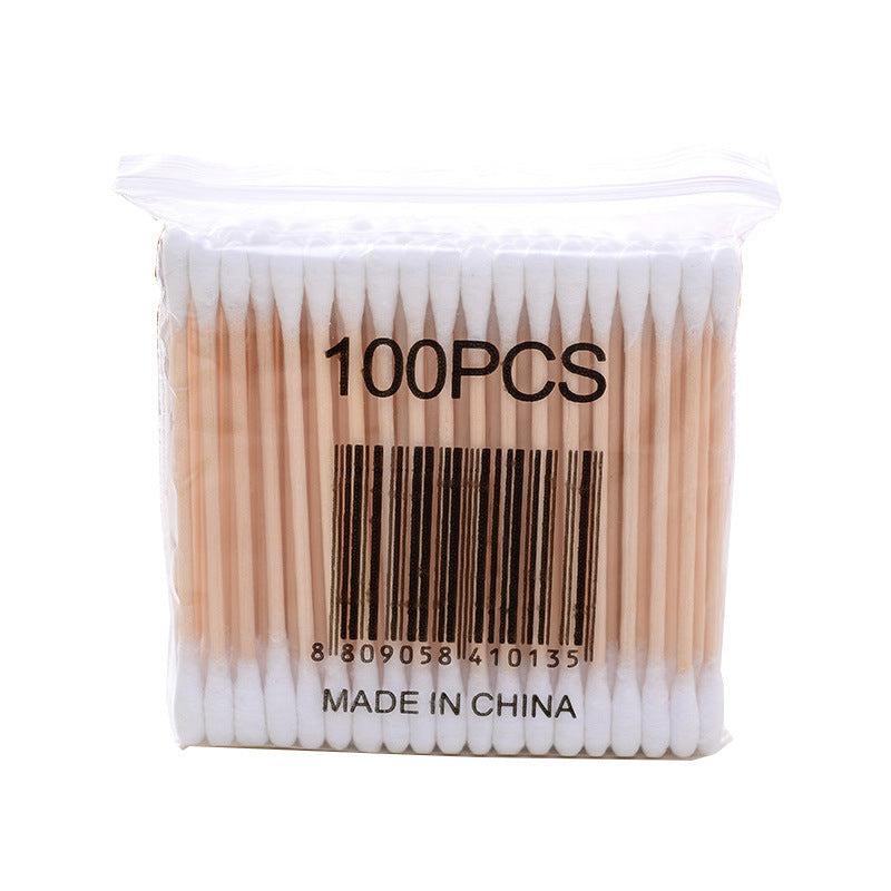 Double-ended Cotton Swabs for Cosmetic Use