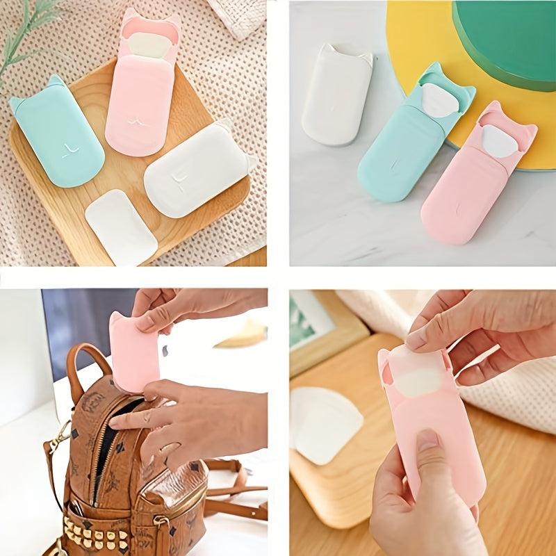 20Pcs Portable Disposable Foaming Hand Soap Paper Sheets