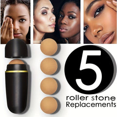 5pcs Portable Volcanic Roller for Oily Skin - Instantly Absorbs Excess Shine