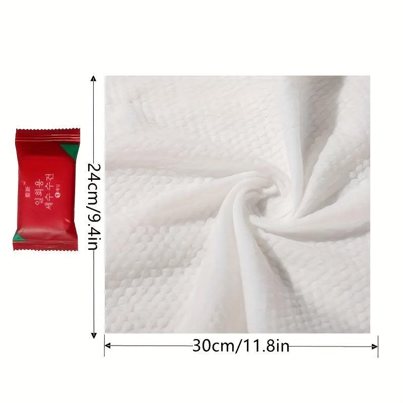 20 pcs Portable Travel Towel Set with Mini Wet Wipes for Outdoor Activities