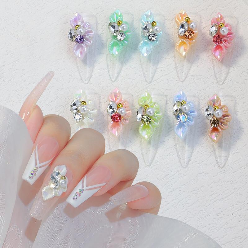 3D Petal Nail Sticker Accessories