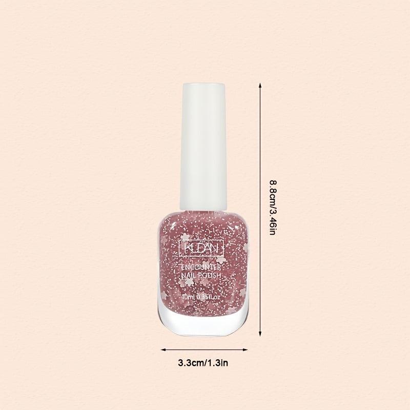 Quick Dry Non Toxic Nail Polish Set - Pink Red Glossy - DIY Manicure