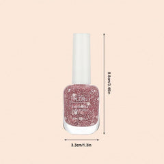 Quick Dry Non Toxic Nail Polish Set - Pink Red Glossy - DIY Manicure