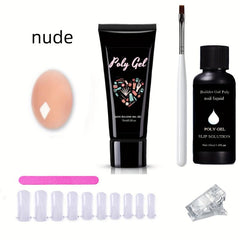 Poly Gel Nail Kit Starter Kit Builder Gel Nail Extension Kit