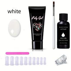 Poly Gel Nail Kit Starter Kit Builder Gel Nail Extension Kit