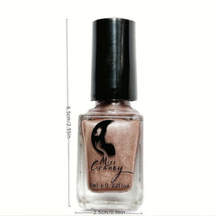 Mirror Nail Polish Rose Golden Nail Lacquer