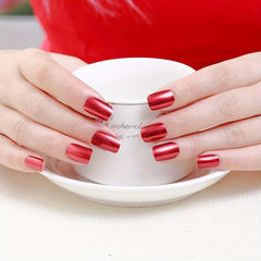 Mirror Effect Nail Polish - No Baking - Quick Dry - Tearable - 12 Colors