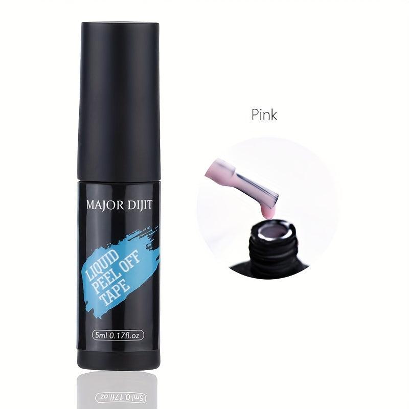 2pcs Nail Peel Off Liquid Set Anti Overflow Glue Edge Latex Tape