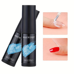 2pcs Nail Peel Off Liquid Set Anti Overflow Glue Edge Latex Tape