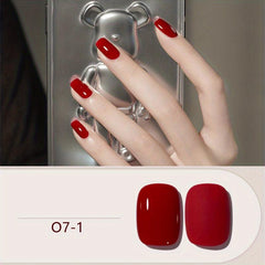 Wine Red Gel Nail Polish Collection