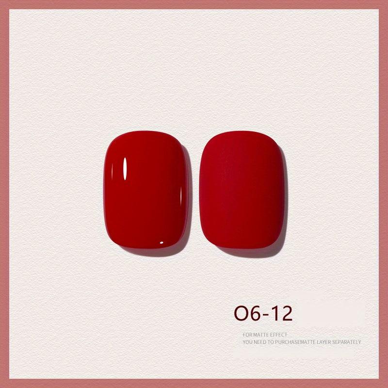 Wine Red Gel Nail Polish Collection