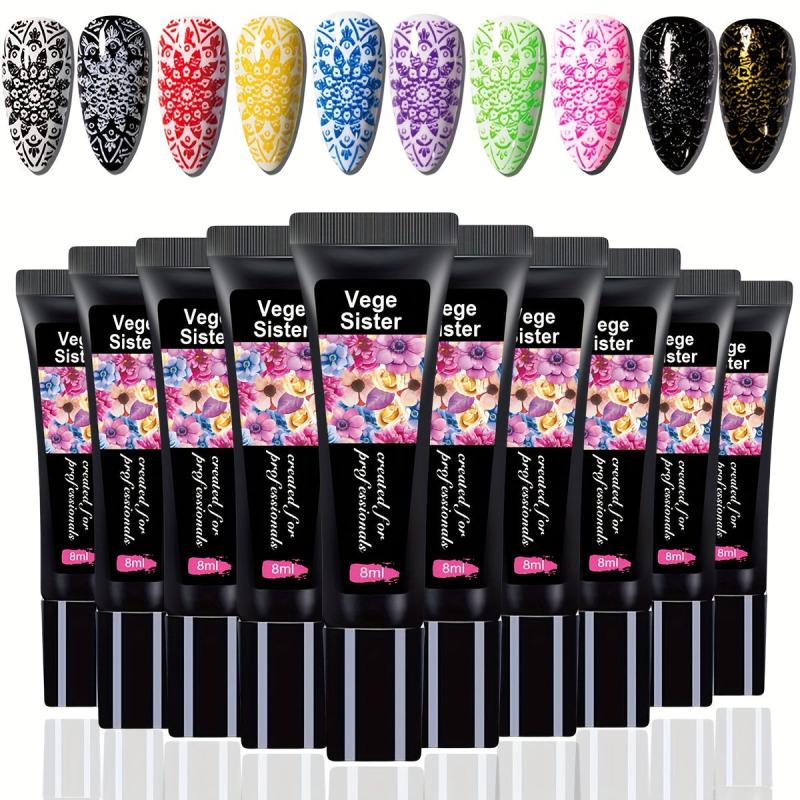 Stamping Gel Uv Nail Polish 8ml Soak Off Washable for Nail Art