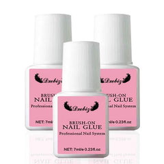 2PCS Professional Mini Nail Glue Set for False Nails Repair