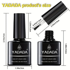 2pcs Milky Nude & Milky Soak Off Gel Polish Kit 10ML Salon At Home Manicure