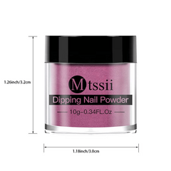 10g Dip Nail Powder DIY Nude Red Purple Series Manicure Accessories