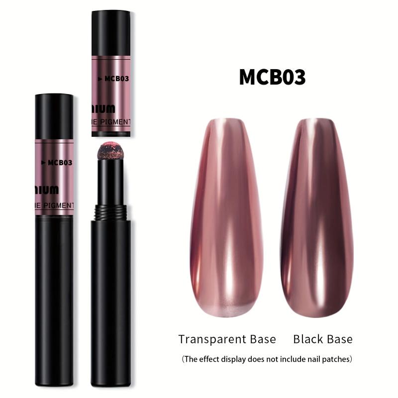 Dual Use Nail Powder Air Cushion Pen, Holographic Magic Powder Pen