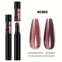 Dual Use Nail Powder Air Cushion Pen, Holographic Magic Powder Pen