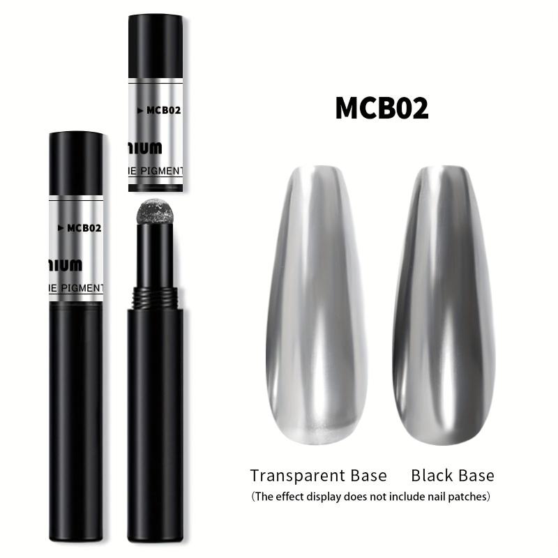 Dual Use Nail Powder Air Cushion Pen, Holographic Magic Powder Pen
