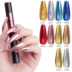 Dual Use Nail Powder Air Cushion Pen, Holographic Magic Powder Pen