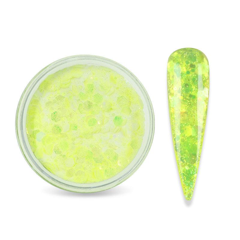 Acrylic Crystal Powder Nail Art Carving Powder With Sequins