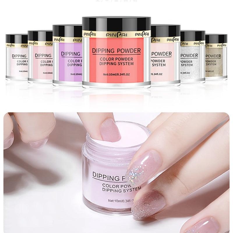 Nail Art Dipping Powder Set with Glitter - Nail Art Supplies